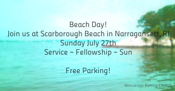 Revised Beach announcement 2014 July Church